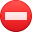 No Entry emoji, Facebook design