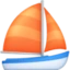 Sailboat emoji, Facebook design