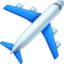 Airplane emoji, Facebook design