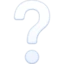 White Question Mark emoji, Facebook design