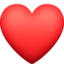 Red Heart emoji, Facebook design