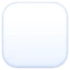 White Large Square emoji, Facebook design