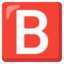 B Button (blood Type) emoji on Android