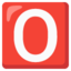 Download O Button (blood Type) emoji, Google style