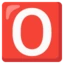 O Button (blood Type) emoji on Android