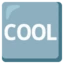 Cool Button emoji, Google design