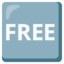 Download Free Button emoji, Google style