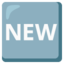 Download New Button emoji, Google style