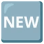 New Button emoji, Google design