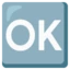 Ok Button emoji, Google design