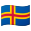 Download Flag: Åland Islands emoji, Google style