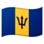 Flag: Barbados emoji on Android