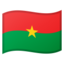 Download Flag: Burkina Faso emoji, Google style
