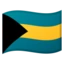 Flag: Bahamas emoji on Android