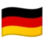 Flag: Germany emoji, Google design