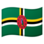Download Flag: Dominica emoji, Google style
