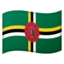 Flag: Dominica emoji on Android