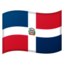 Download Flag: Dominican Republic emoji, Google style