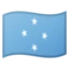 Flag: Micronesia emoji, Google design