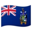 Flag: South Georgia & South Sandwich Islands emoji, Google design