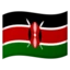 Flag: Kenya emoji, Google design