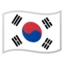 Flag: South Korea emoji, Google design