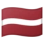 Flag: Latvia emoji, Google design