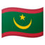 Download Flag: Mauritania emoji, Google style