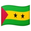 Flag: São Tomé & Príncipe emoji, Google design
