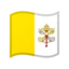 Flag: Vatican City emoji, Google design