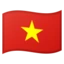 Flag: Vietnam emoji, Google design