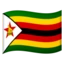 Flag: Zimbabwe emoji, Google design