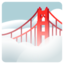 Foggy emoji, Google design