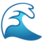 Water Wave emoji, Google design