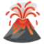 Download Volcano emoji, Google style