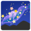 Download Milky Way emoji, Google style