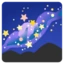 Milky Way emoji, Google design