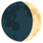 Waxing Crescent Moon emoji on Android