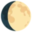 Waxing Gibbous Moon emoji on Android