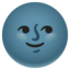 New Moon Face emoji, Google design
