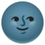 New Moon Face emoji on Android