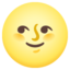 Full Moon Face emoji, Google design