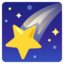 Download Shooting Star emoji, Google style