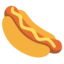 Hot Dog emoji on Android