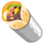 Burrito emoji, Google design