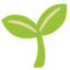 Seedling emoji, Google design