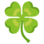 Four Leaf Clover emoji, Google design