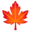 Maple Leaf emoji, Google design