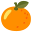 Tangerine emoji on Android