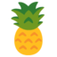 Pineapple emoji, Google design